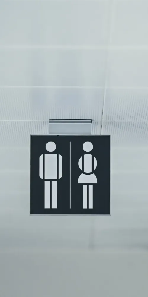 signalétique intérieure - toilettes